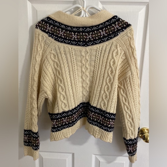 Zara Oversized Jacquard Cardigan - Picture 6 of 16